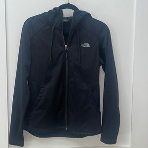 The North Face women’s full zip hoodie, size medium in Black